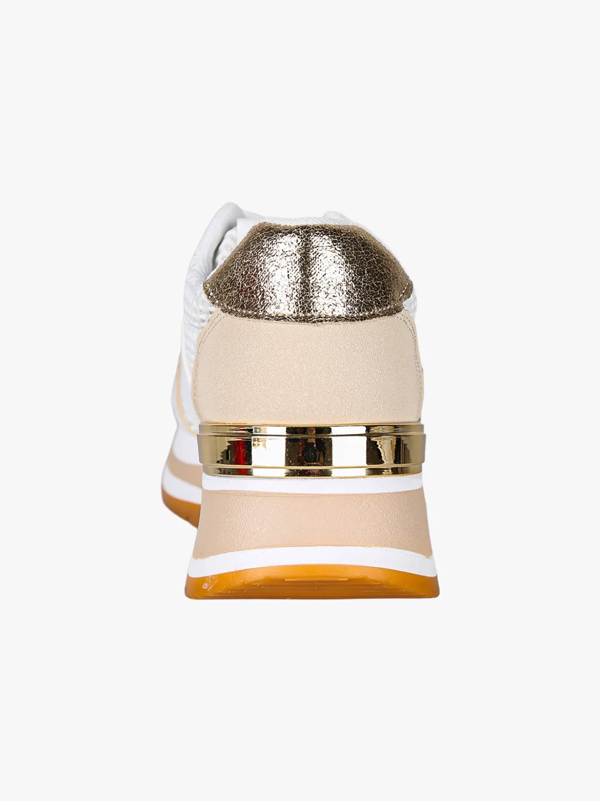 Laura Biagiotti Sneakers donna con paltform e strass - beige