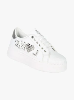 Laura Biagiotti Sneakers donna gioiello con platform - argento