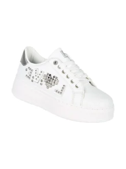 Laura Biagiotti Sneakers donna gioiello con platform - argento