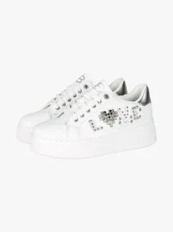 Laura Biagiotti Sneakers donna gioiello con platform - argento
