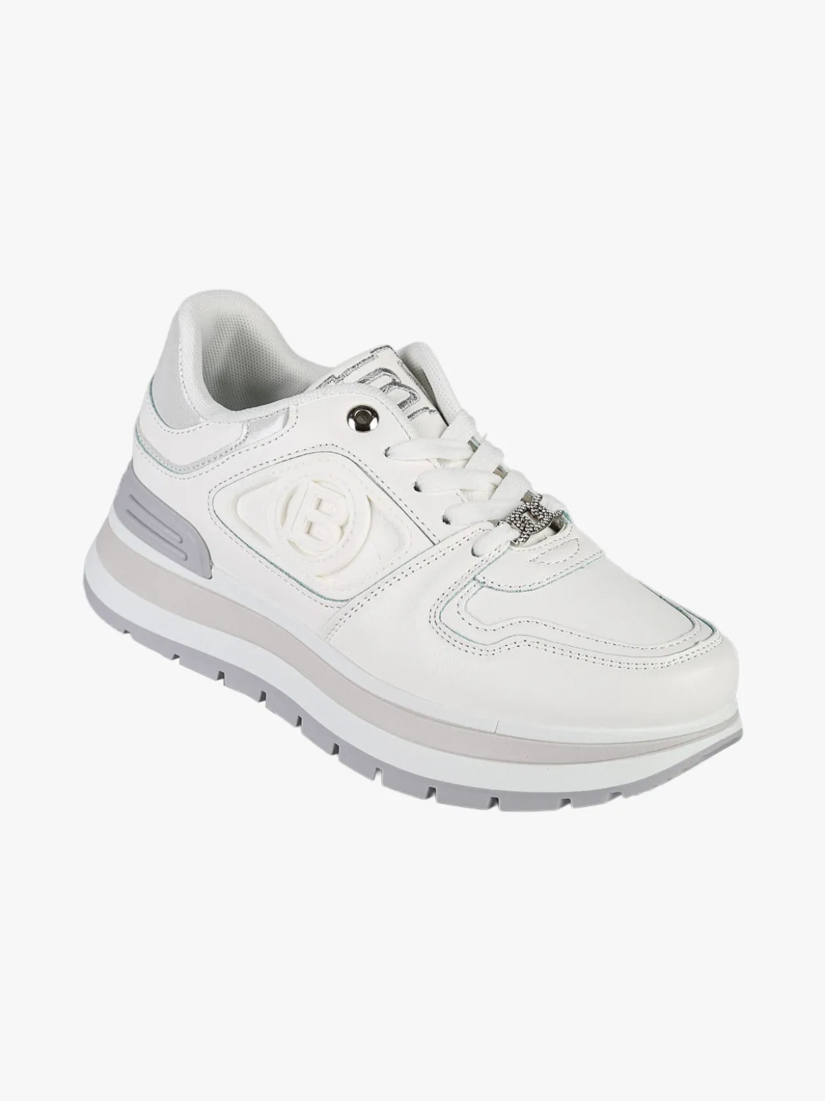 Laura Biagiotti Sneakers donna stringate con platform - bianco