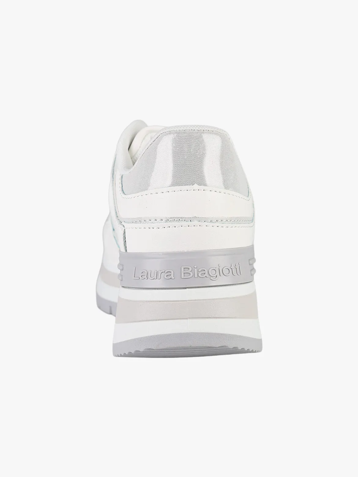 Laura Biagiotti Sneakers donna stringate con platform - bianco