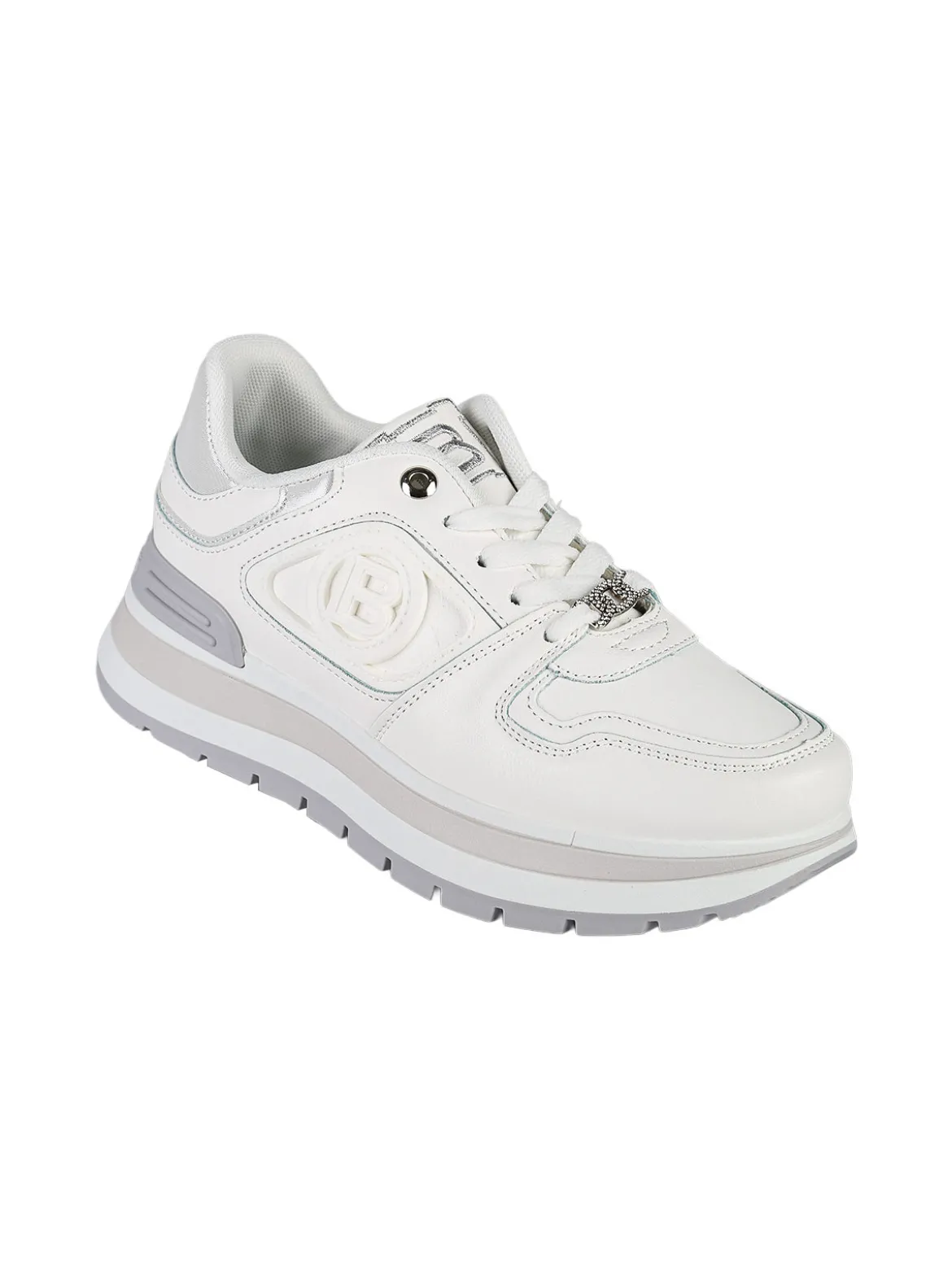 Laura Biagiotti Sneakers donna stringate con platform - bianco