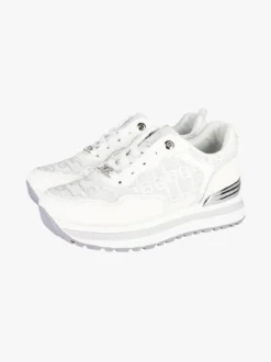 Laura Biagiotti Sneakers donna stringate con platform - bianco
