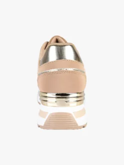 Laura Biagiotti Sneakers donna stringate con platform - cammello