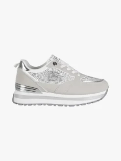 Laura Biagiotti Sneakers donna stringate con strass e platform