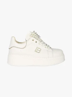 Laura Biagiotti Sneakers gioiello da donna con platform - beige