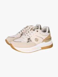 Laura Biagiotti Sneakers stringate da donna con paltform - beige