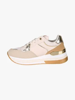 Laura Biagiotti Sneakers stringate da donna con paltform - beige