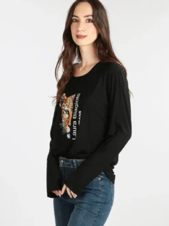 Laura Biagiotti T-shirt da donna lunga con stampa