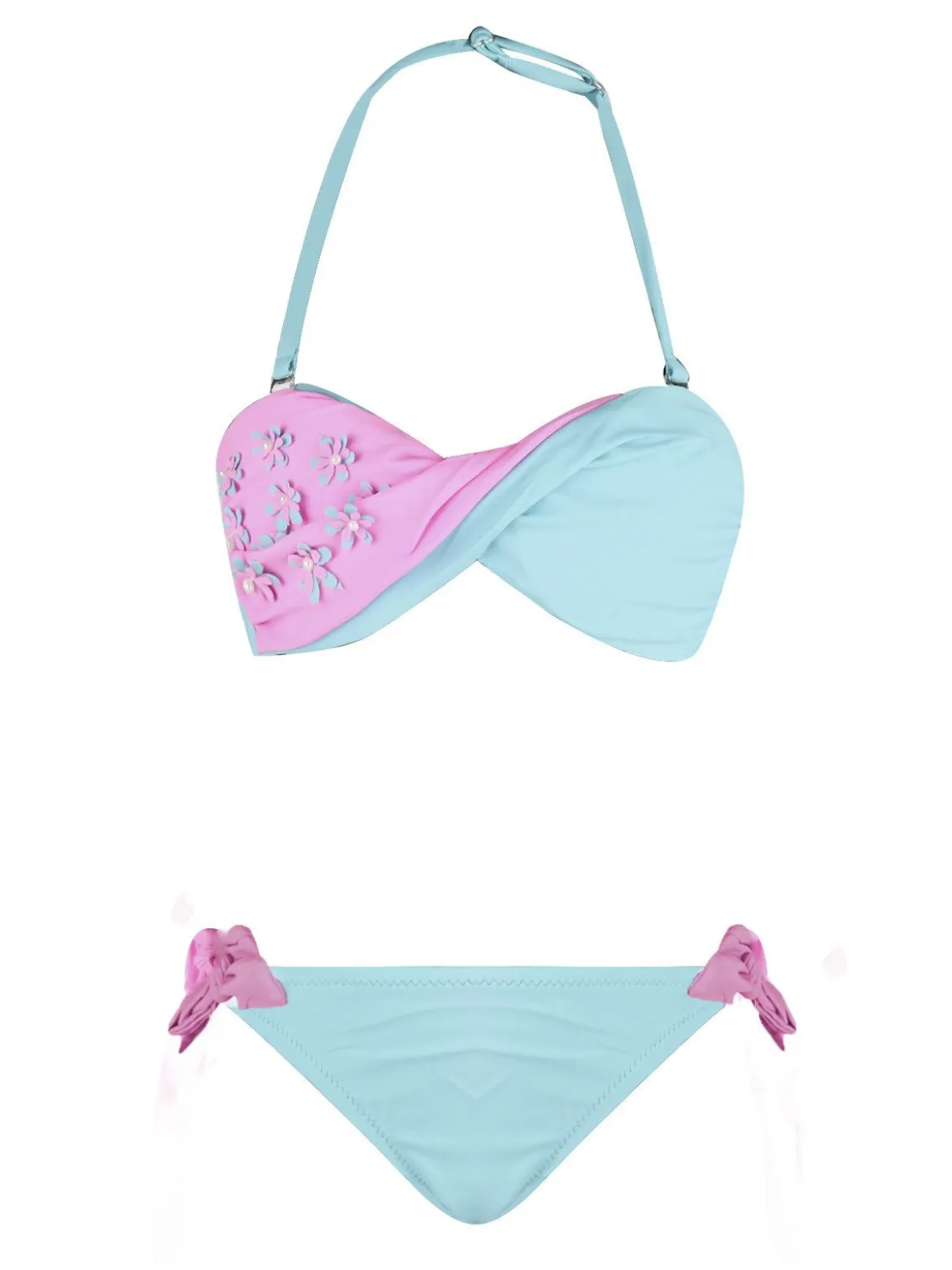 Leonado Costume bambina 2 pezzi bicolore