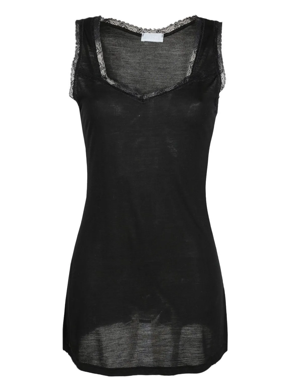 Liabel Canotta lunga con pizzo