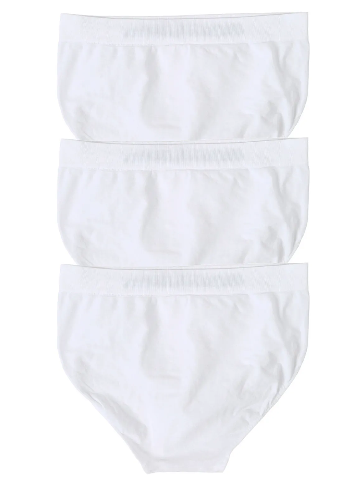 Liabel Confezione da 3 slip donna a vita alta in microfibra - bianco
