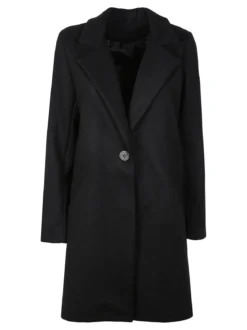 Lisa Style Cappotto donna oversize monobottone