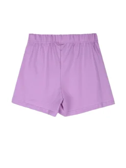 Lollitop Completo corto da bambina con canotta e shorts in cotone - lilla