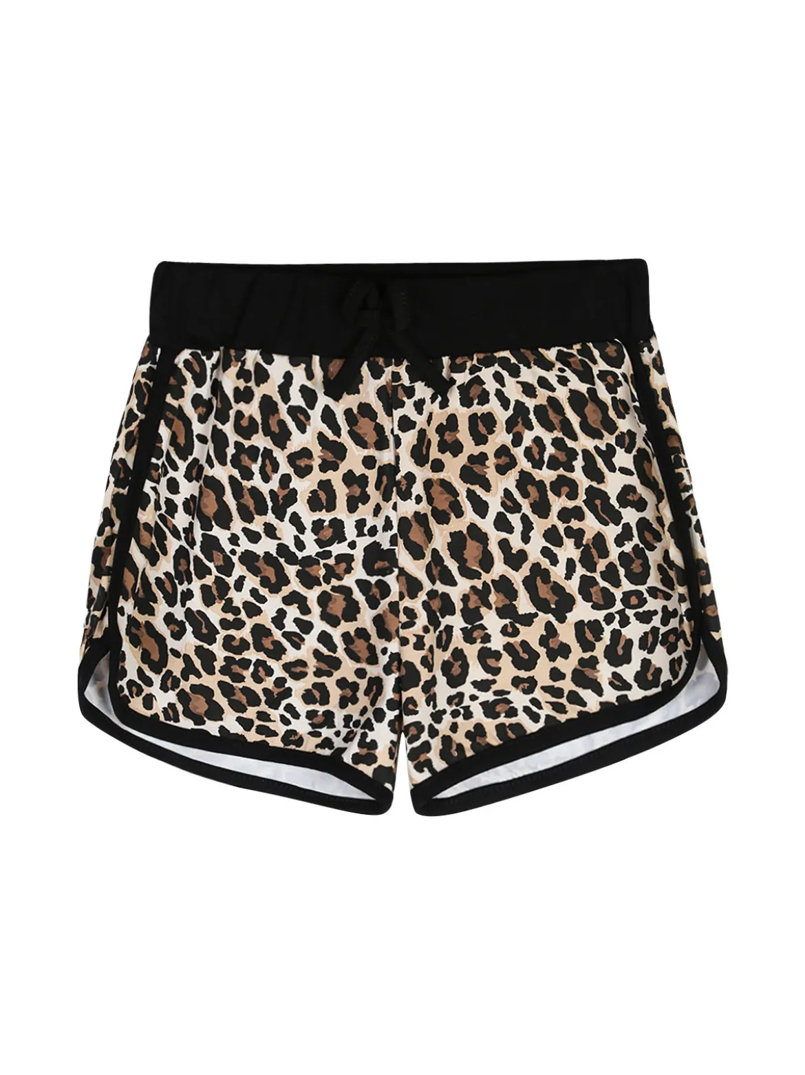 Lollitop Completo corto da bambina con t-shirt crop e shorts maculati