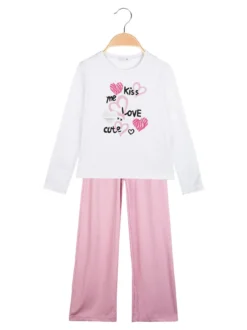 Lollitop Completo da bambina con t-shirt + pantapalazzo