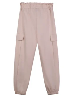 Lollitop Pantaloni da bambina in cotone con polsini