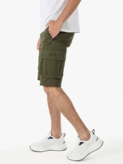 Lonsdale Bermuda cargo da uomo in cotone - militare
