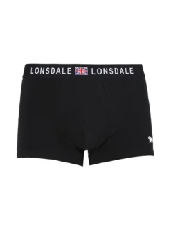 Lonsdale Boxer da uomo in cotone tinta unita