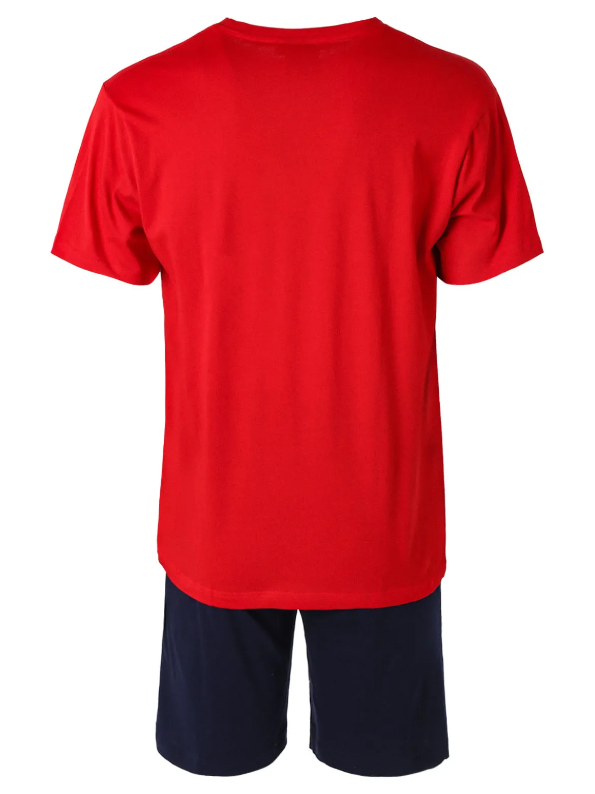 Lonsdale Completo corto da uomo in cotone - rosso