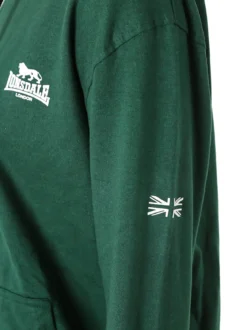Lonsdale Completo tuta da donna con cappuccio e zip - verde