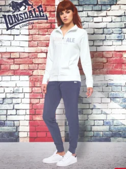 Lonsdale Completo tuta da donna sportiva 2 pezzi con zip intera