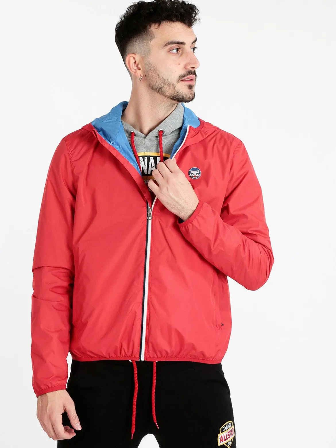 Lonsdale Giubbotto uomo con cappuccio