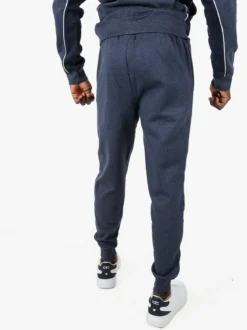 Lonsdale Pantaloni tuta da uomo con coulisse e polsini - avion