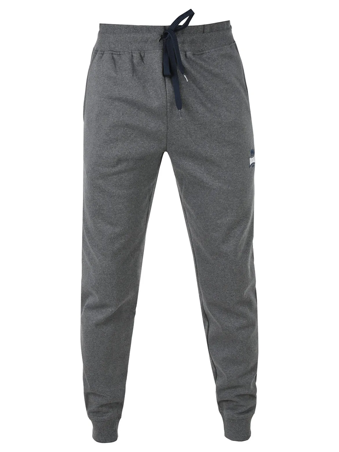 Lonsdale Pantaloni tuta da uomo con coulisse e polsini - grigio
