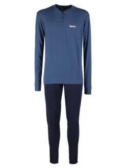 Lonsdale Pigiama lungo da uomo in cotone