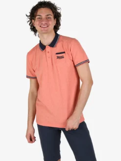 Lonsdale Polo da uomo a maniche corte con taschino