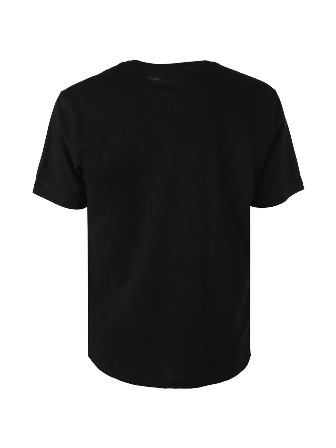 Lonsdale T-shirt da uomo in cotone con maxi stampa logo - nero