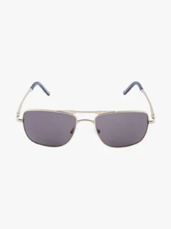Looks Style Occhiali da sole aviatore da uomo - argento
