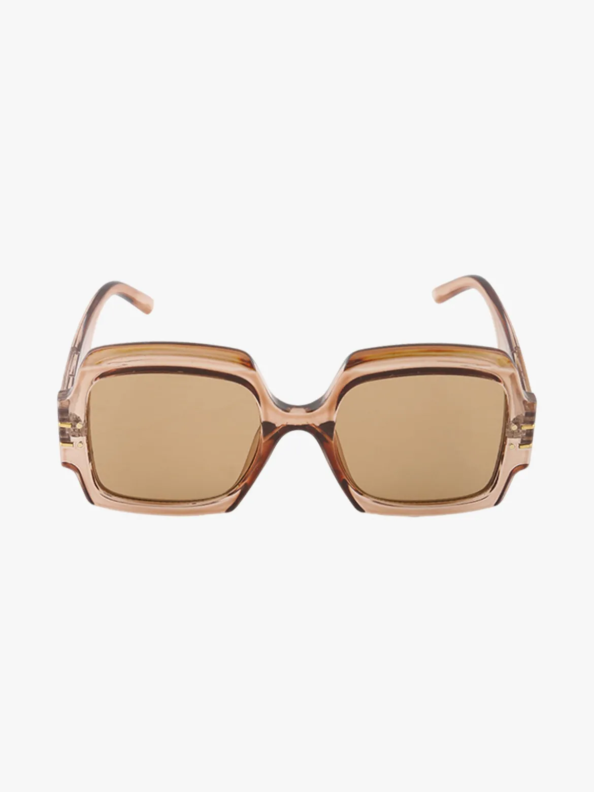 Looks Style Occhiali da sole quadrati da donna - champagne