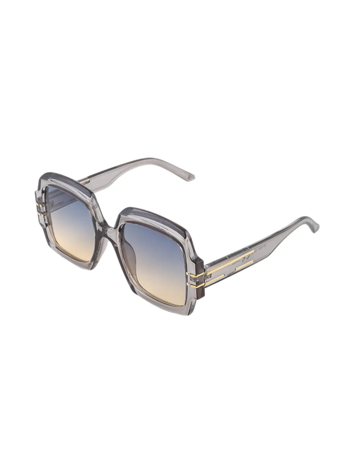 Looks Style Occhiali da sole quadrati da donna - grigio