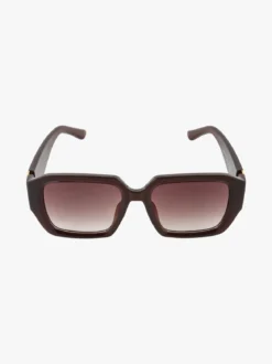 Looks Style Occhiali da sole quadrati da donna - marrone