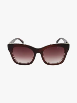 Looks Style Occhiali da sole squadrati da donna - marrone
