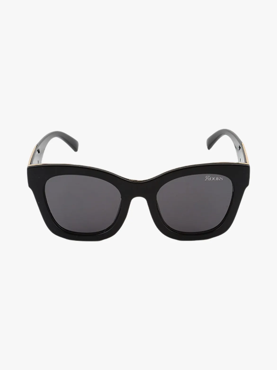 Looks Style Occhiali da sole squadrati da donna - nero