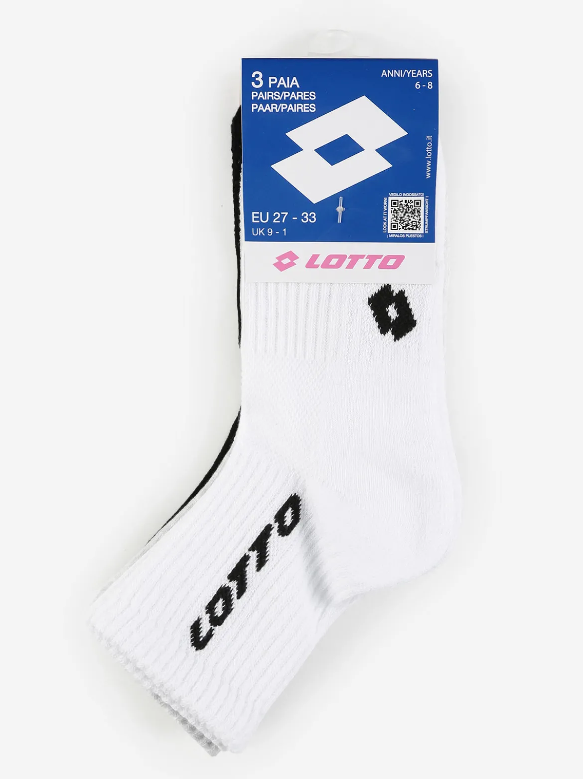 Lotto Calze corte da bambina confezione 3 paia