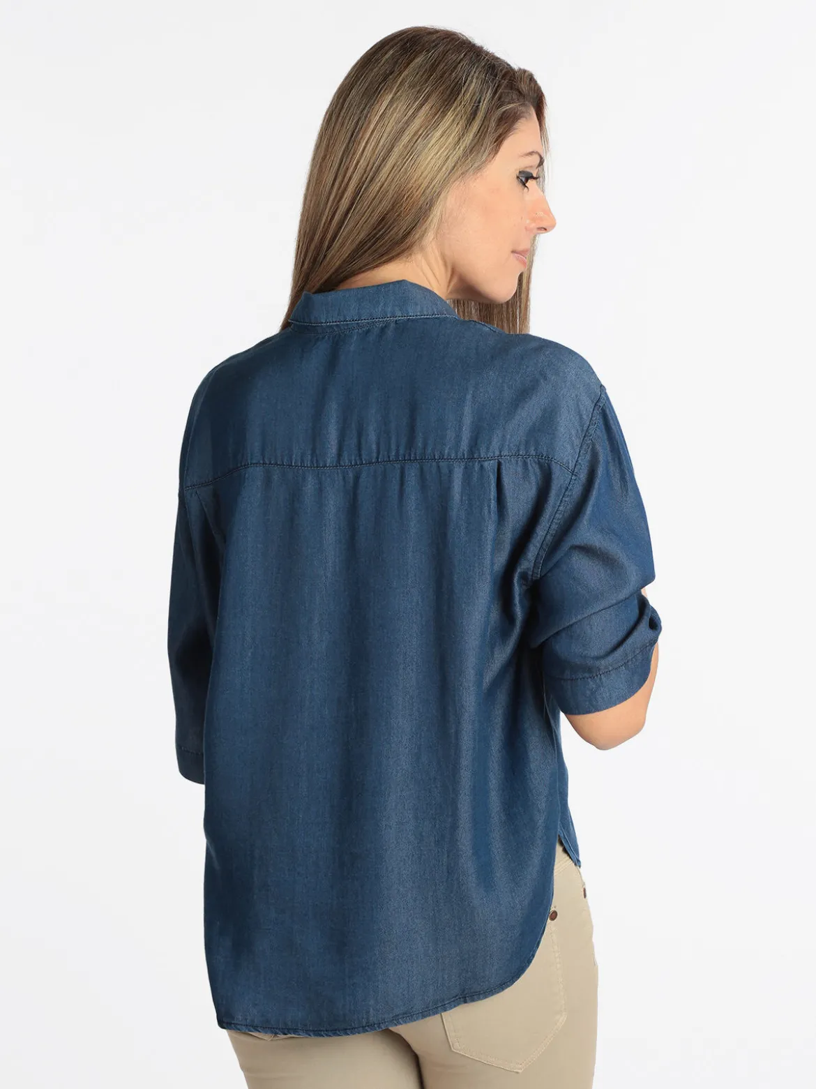 Louise Orop Camicia donna effetto jeans