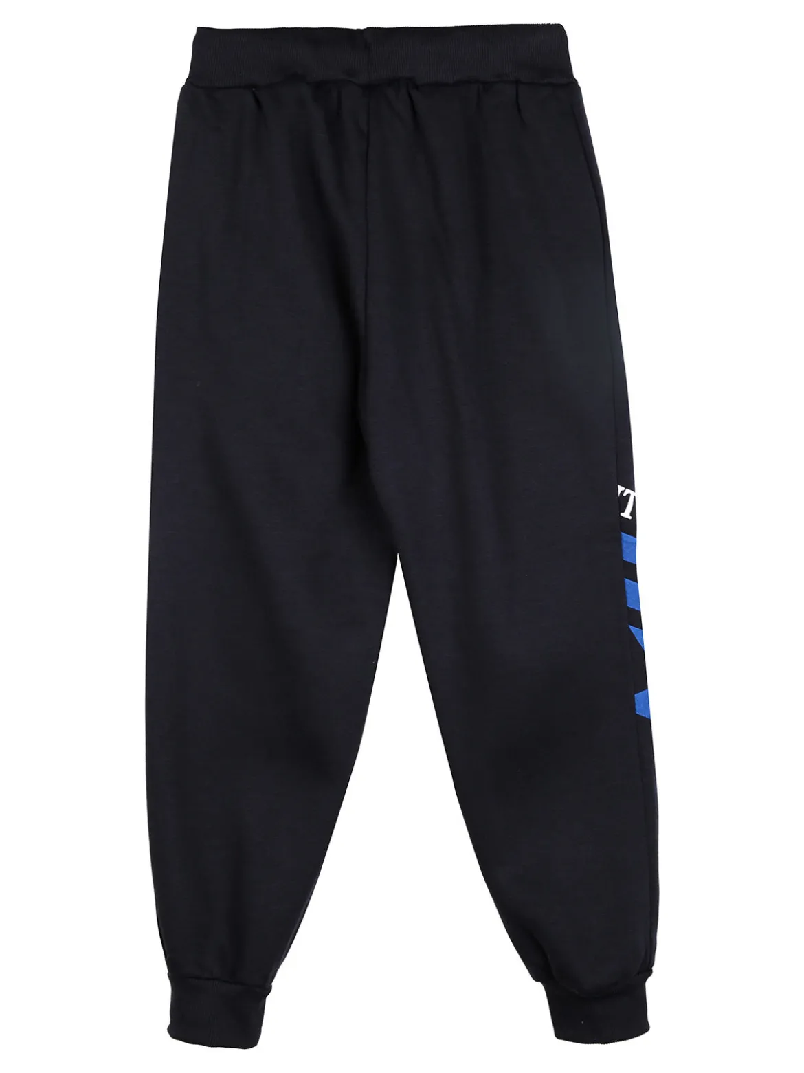 Luca Kids Pantaloni tuta da bambino con interno felpato - blu scuro