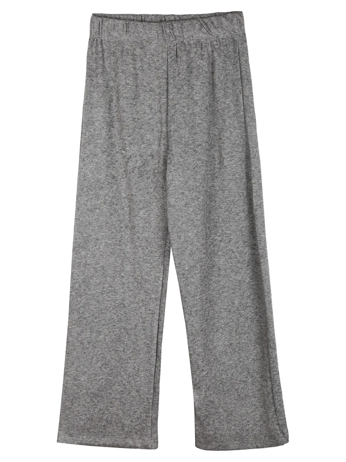 Luisa Chic Pantaloni da bambina in maglia - grigio
