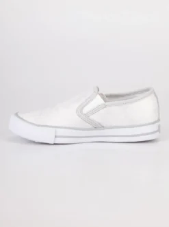 Lulu' Sneakers slip on con pizzo Bianco