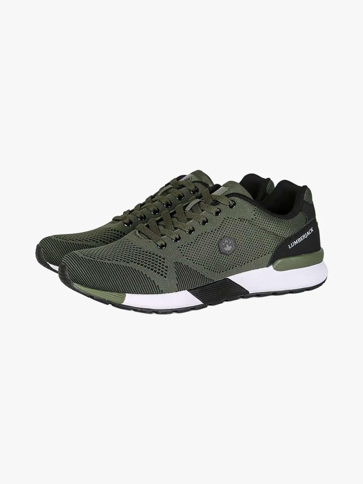 Lumberjack VENDOR Sneakers sportive da uomo - verde scuro