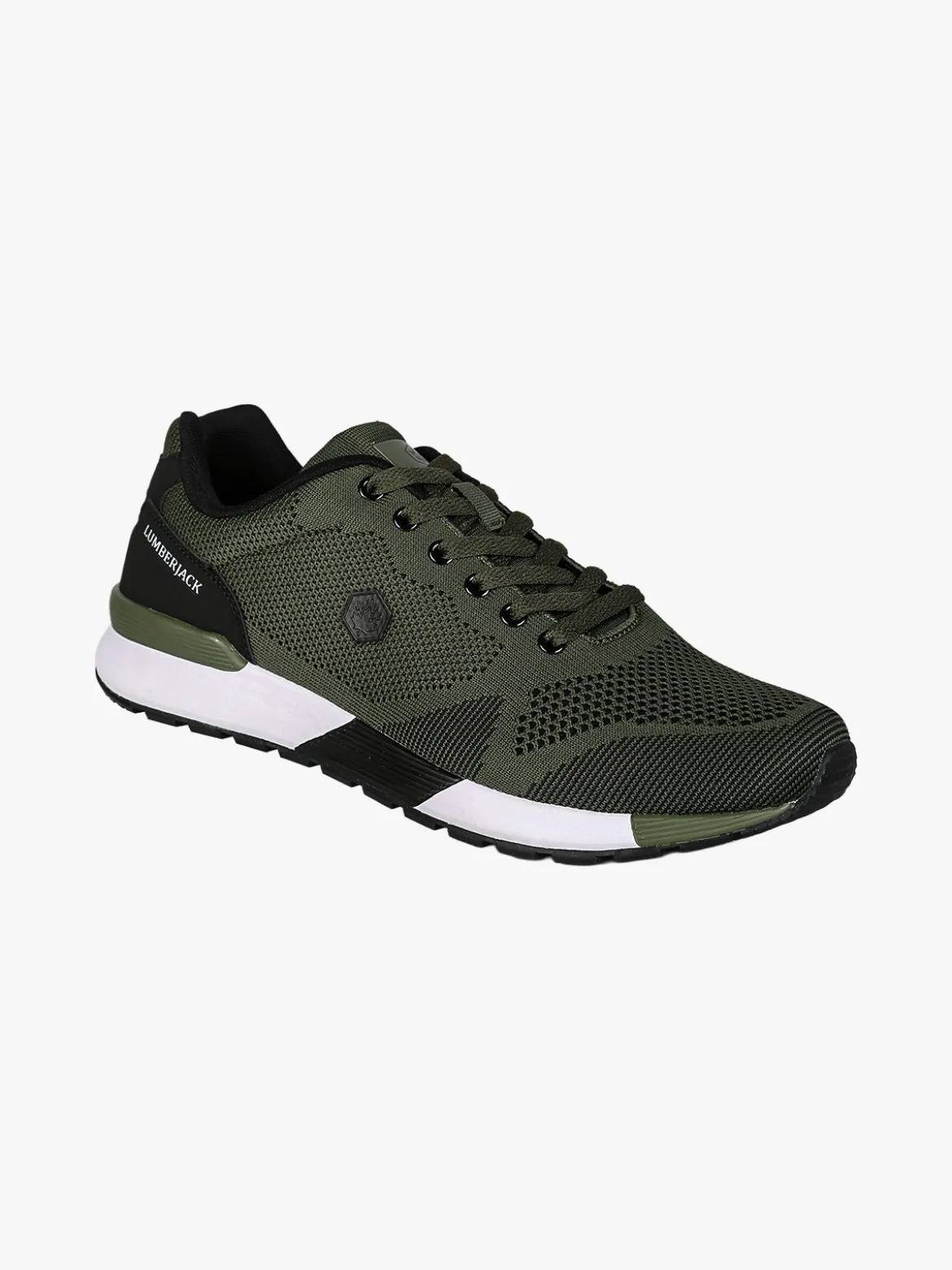 Lumberjack VENDOR Sneakers sportive da uomo - verde scuro