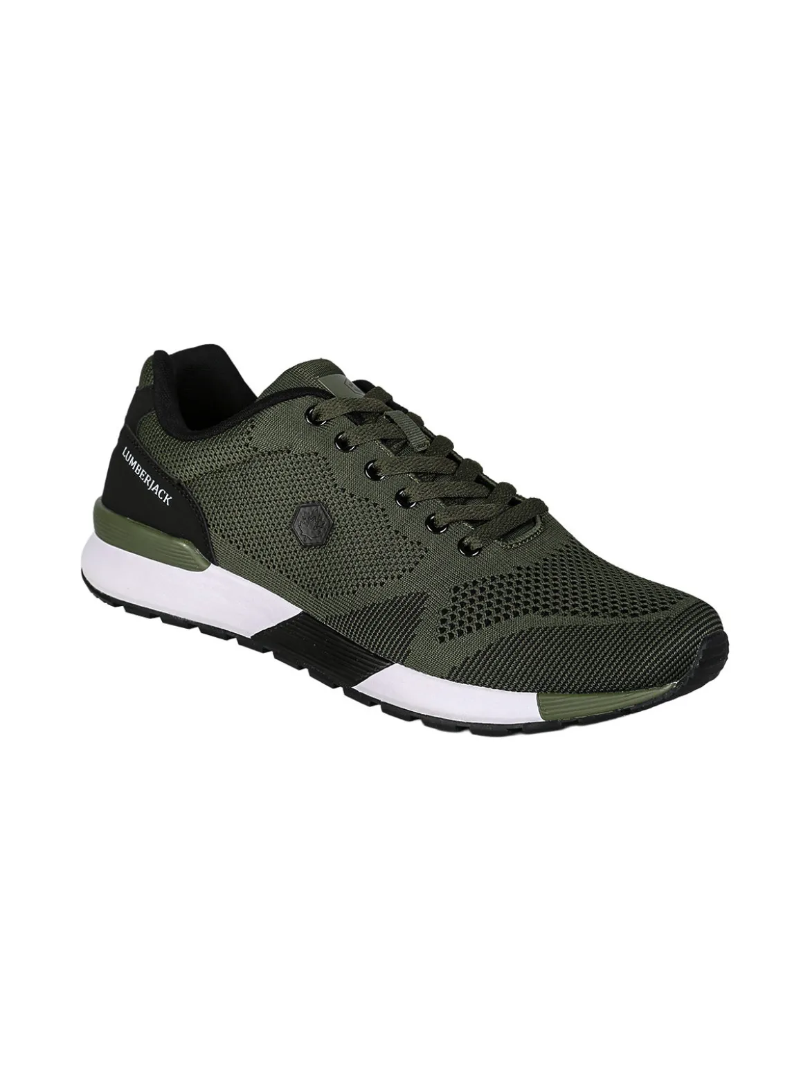 Lumberjack VENDOR Sneakers sportive da uomo - verde scuro