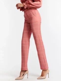 Lumina Pantaloni classici a quadri
