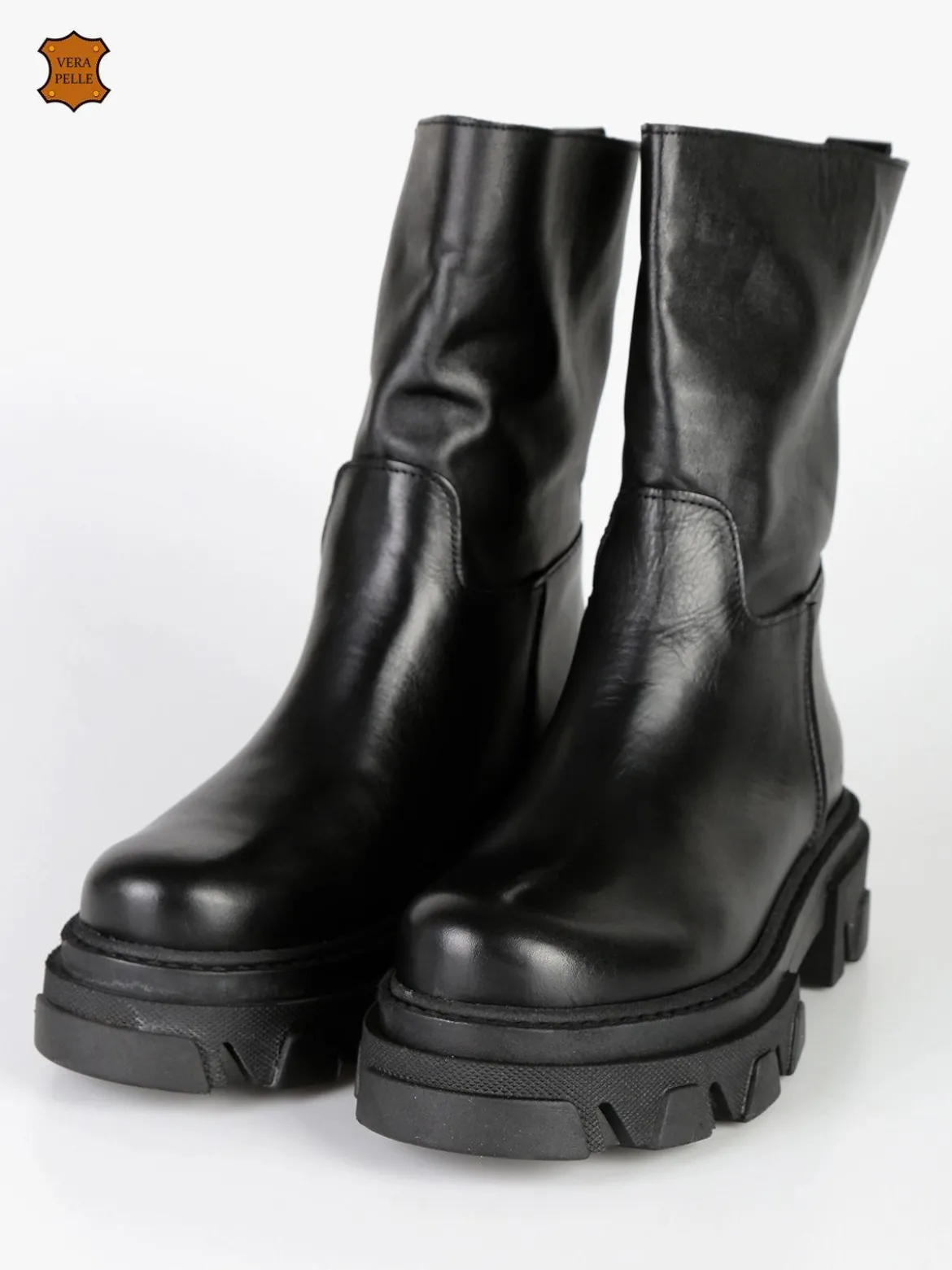 Made In Italy Stivaletti chelsea in pelle da donna