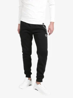 M.Angel Pantaloni sportivi da uomo in felpa con polsini